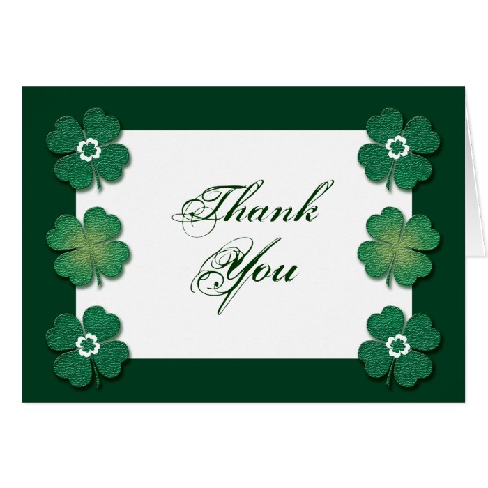 Green white Irish  wedding  anniversary  Card  Zazzle