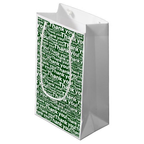 Green White Lawn Care Service _ Thank you _   Small Gift Bag