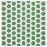 Green White Mini Polka Dots Fabric