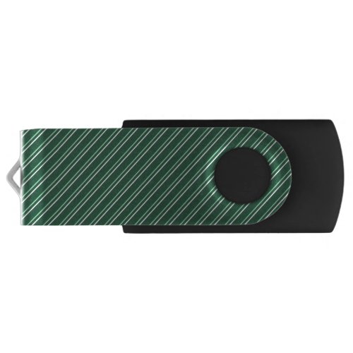 Green White Pattern Flash Drive