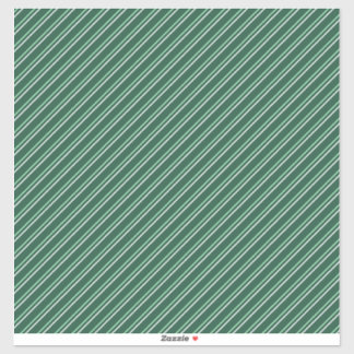 Green White Pattern Sticker