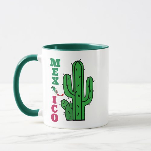 Green White Red Mexico Mexican Flag Mug Country  Mug