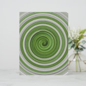 Green-white spiralpattern (Standing Front)