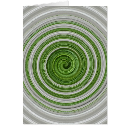 Green-white spiralpattern cards (Front)