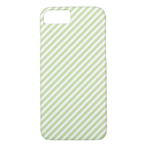 Green  White Striped iPhone 7 Case