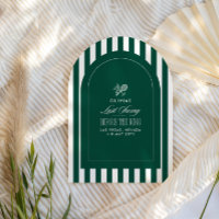 Green & White Striped Last Swing Before the Ring