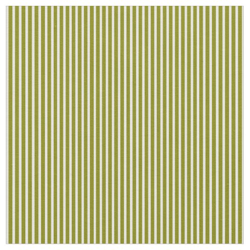 Green & White Striped Pattern Fabric