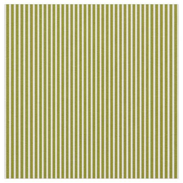 Green & White Striped Pattern Fabric (Close Up)