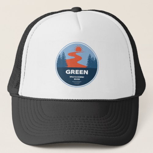 Green Wild And Scenic River Trucker Hat