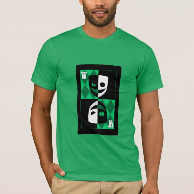 Green Wildcard Poker Diamonds Inspired Custom Tee (Front)