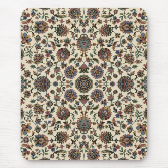 Green Wildflowers Tapestry spiral frame Mouse Pad (Front)