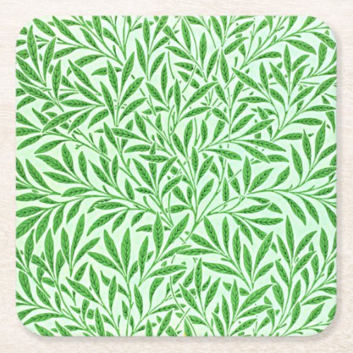 Green Willow Bough Paper Napkin Square Paper Coaster