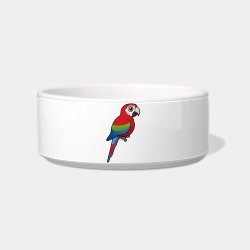 Birdorable Green-winged Macaw Cat Food Bowl