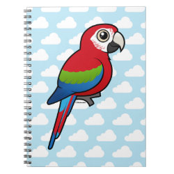 Birdorable Green-winged Macaw Photo Notebook (6.5