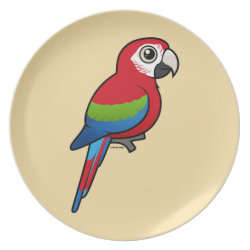 Birdorable Green-winged Macaw Plate