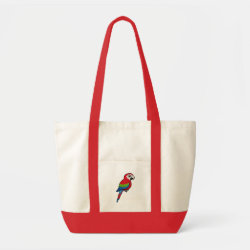 Birdorable Green-winged Macaw Impulse Tote Bag