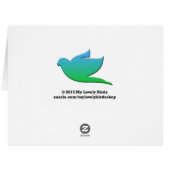 Green-winged Macaws Cards (Back Horizontal)