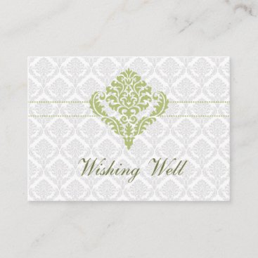 green wishing well cards