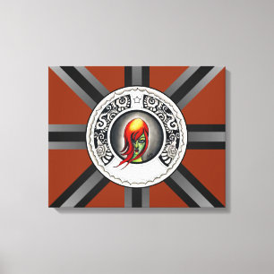 Green Witch Canvas Print