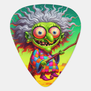 Green Witch Guitar Pick