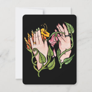 Green Witch Magick Invitation