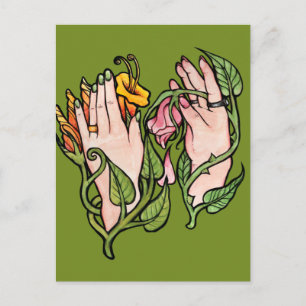 Green Witch Magick Postcard