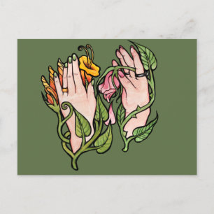Green Witch Magick Postcard