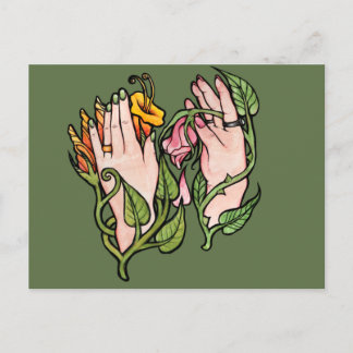 Green Witch Magick                               Postcard