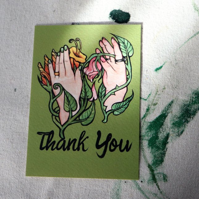 Green Witch Magick      Thank You Card (Creator Uploaded)
