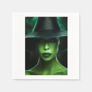 Green witch napkins