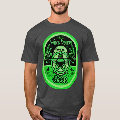 Green Witch Potion Beer T_Shirt