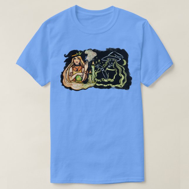 Green Witch Shadow Work T-Shirt (Design Front)