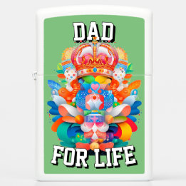 Green with bold graphic zippo lighter