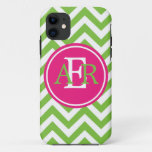 Green With Envy Monogram Iphone 11 Case at Zazzle