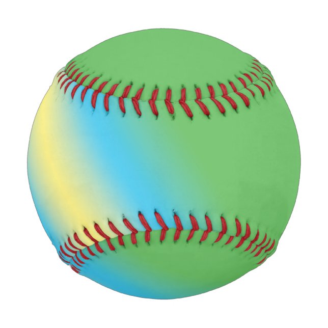 Green With Yellow Pipe Baseball (Front)