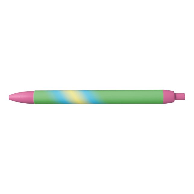 Green With Yellow Pipe Pen (Front)