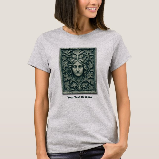 Green Woman - Stone T-Shirt (Front)