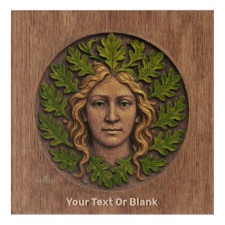 Green Woman - Wood
