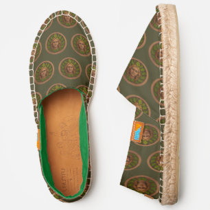 Green Woman - Wood Espadrilles