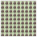 Green Wombat Brick Pattern, Fabric