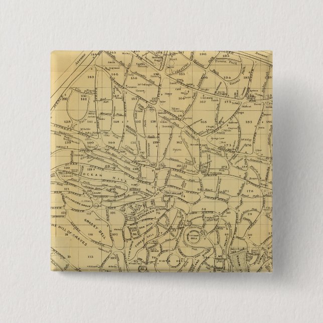 Green Wood Cemetery Pinback Button (Front)