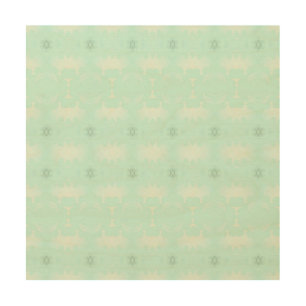 green wood wall art