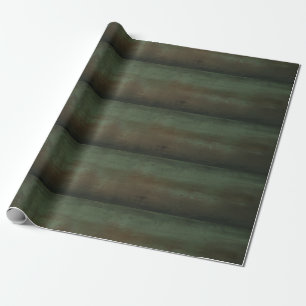 Green wood wrapping paper