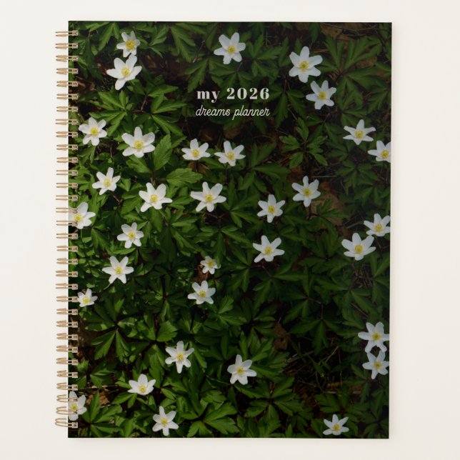 Green Woodland Dreams Planner (Front)