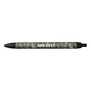 Green Woodland Military Camouflage Pattern Pen