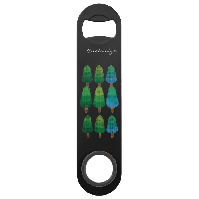 Green Woodland  Trees Thunder_Cove Bar Key (Front)