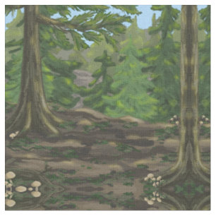 Green Woods Fabric