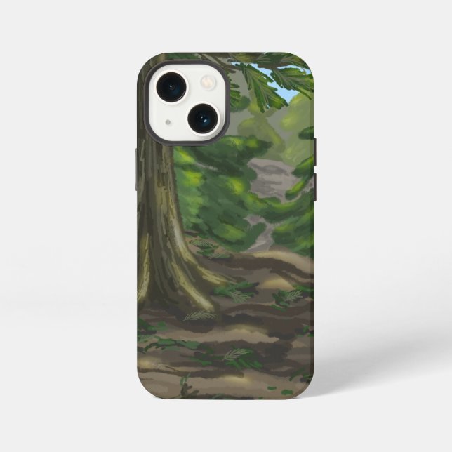 Green Woods Iphone Case (Back)
