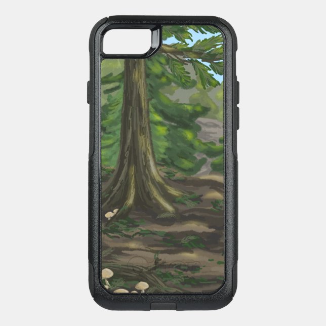 Green Woods Otterbox iPhone Case (Back)