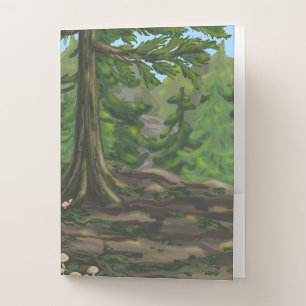 Green Woods Pocket Folder
